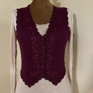 R&K Button Down Sweater Vest